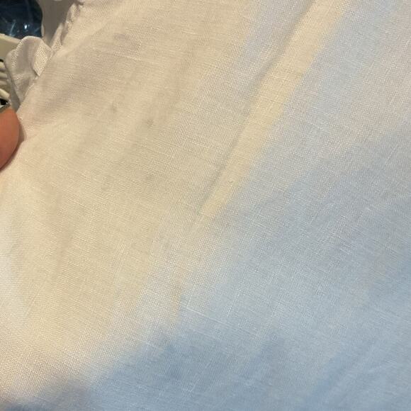 Ann Mashburn Black and White Eyelet Flutter Sleeve Shift Dress Size Large - Picture 12 of 12